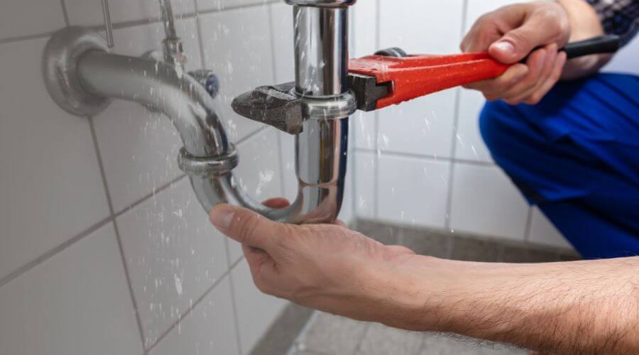 Indoor tankless water heater installation in Hysham, MT